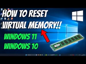 How To Reset Virtual Memory or Page File in Windows