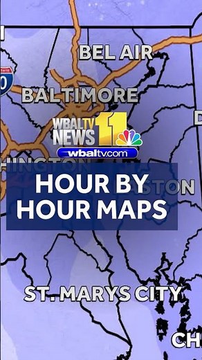 Snow forecast: Hour by hour timeline map