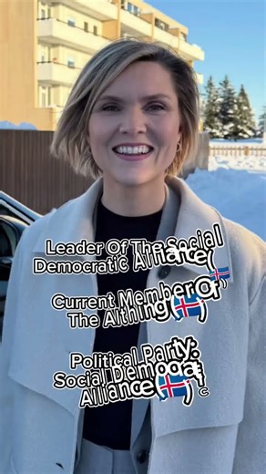 Don't Skip Before You Know Who Kristrún Frostadóttir #frostadóttir #iceland #politics #shorts