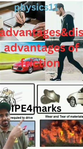 #advantages and disadvantages of friction#physics class 11 shorts #ipe marks in physics