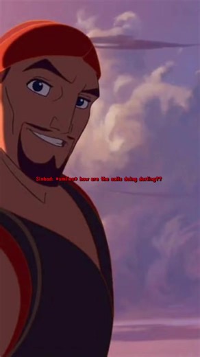 Season 63 episode 22 Sinbad asks Izzy how the sails are doing (credits @ChatGPT for the ai pirate family image and @DreamWorks Animation for the Sinbad image and @LadyWhispers for the audio)