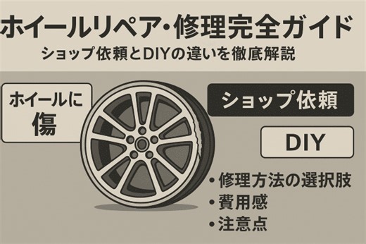 【ホイールリペア・修理完全ガイド】ショップ依頼とDIYの違いを徹底解説 | インチアップ情報＆ホイールセット購入ガイド