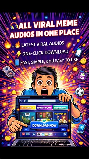 🎧 All viral meme audios — in one placeFind trending and popular sounds for your reels and edits.🔥