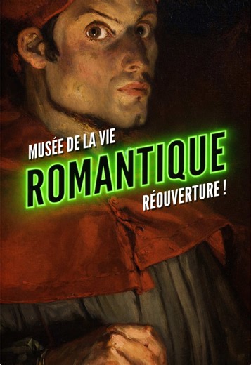 ENFIN ! Après deux ans de travaux, le musée de la Vie romantique rouvre ses portes ! J’ai eu l’immense honneur d’être contacté par le musée pour vous raconter une partie de cette histoire. Vous pourrez aussi découvrir la nouvelle exposition temporaire sur la peinture de paysage de Paul Huet, un régal. Je vous retrouve bientôt sur YouTube pour vous parler du romantisme ! Prochain rendez-vous : Musée de la Vie romantique Du mardi au dimanche — 10 h - 18 h, les collections permanentes sont gratuite