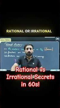 The Easiest Way to Identify Irrational Numbers! 💥 #shorts