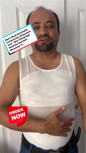 Men's Breathable Compression Shapewear Vest for Fitness
