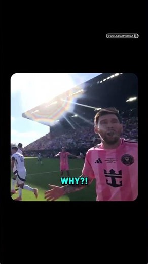 The MLS ref cam really gave us Messi speaking English 😅