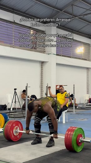 Prefiero hacer envíon 😌….. . . #staystrong #halterofilia #pesas #motivation #reels #cali #motivacion | Luis Miguel Quiñones