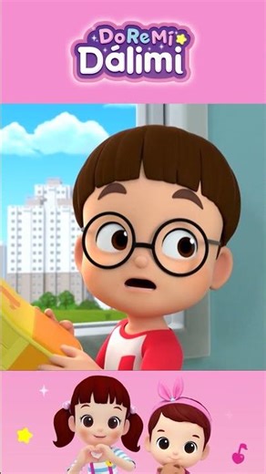 Aaah!😱 Rhinoceros Beetle!🚨| DoReMi Dálimi🌙nursery rhyme💛Animation🎹Song #shorts