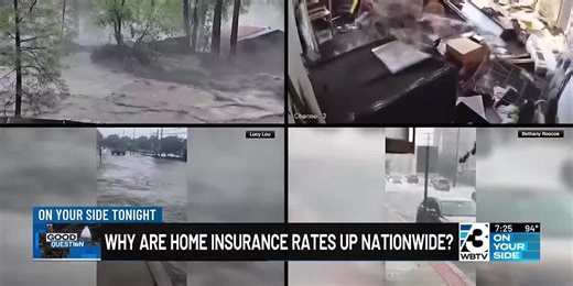 Why are home insurance rates up nationwide?