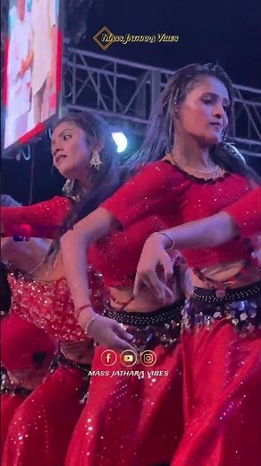 Festival Dance Highlights - diwali deepaanni song Festivel Vibes! #massjathara #event #itemsong