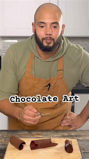 How to Make a Caramel Chocolate Cylinder (Professional Pastry Technique) #shorts