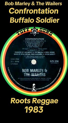 Bob Marley And The Wailers - Confrontation - Buffalo Soldier - Roots Reggae - 1983