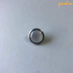 [Hot Item] Simple Round Resin Pearl Button 15mm Plastic Button