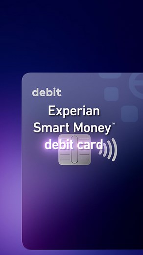 Big news from the credit experts at Experian®. Introducing the all-new Experian Smart Money™ Debit Card & Digital Checking Account. It’s no ordinary debit card. It’s a way to build credit without the debt! ⁠Terms: experian.com/legal #experiansmart