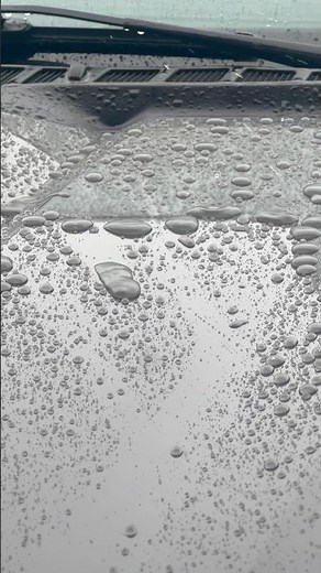 Hydrophobic magic courtesy of Cerakote Professional Ceramic Paint Coating ✨ #cerakote