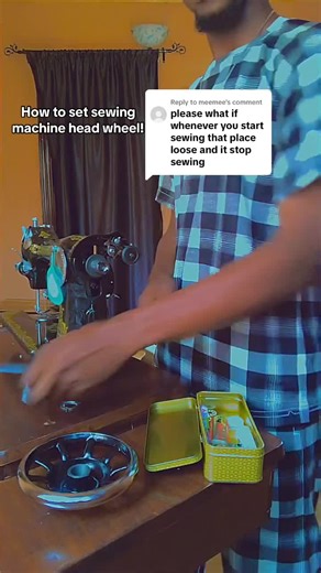 How to Set Your Sewing Machine Head Wheel Guide