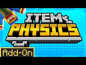ITEM PHYSICS For Minecraft Bedrock! Item Physics and More Review