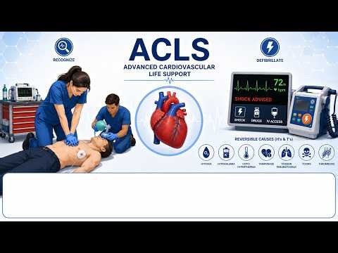 ACLS Adult Cardiac Arrest Algorithm | Step-by-Step Guide