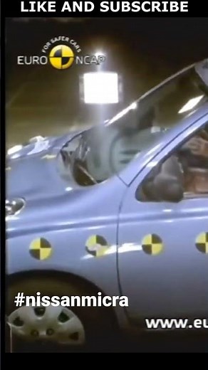 Crash test Nissan Micra K12!
