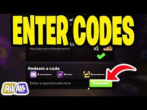 How To Enter Codes In Rivals