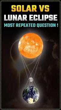 SOLAR ECLIPSE & LUNAR ECLIPSE | M0ST REPEATED QUESTION FOR DELHI POLICE, SSC MTS 2025
