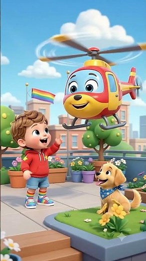 Helicopter for Kids | Learn with Tommy #Helicopter #VehiclesForKids #ToddlerLearning