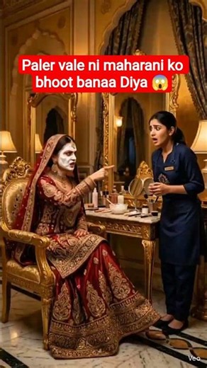 Parlor Wali Ne Maharani Ko Bhoot Bana Diya! 😱👻 #makeupfail