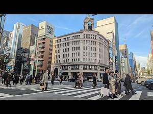 【高画質FHDライブカメラ】銀座4丁目交差点 定点カメラ Ginza Fixed point camera【live camera】