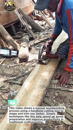 Manual Wood Cutting Process | Simple Tool Increases Productivity