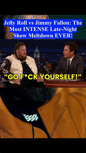 Jelly Roll vs Jimmy Fallon: The Most INTENSE Late-Night Show Meltdown EVER! #tv #talkshow #jellyroll #jimmyfallon