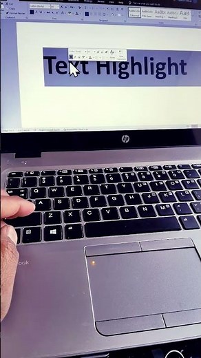 How to highlight text in ms word? Check to grab less timing trick #shortcutkeys #msword #msoffice