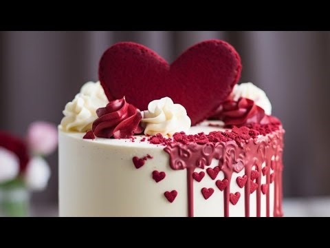 "Romantic Valentine’s Day Cake Decoration Ideas ❤️🎂 | Easy & Beautiful Designs!"