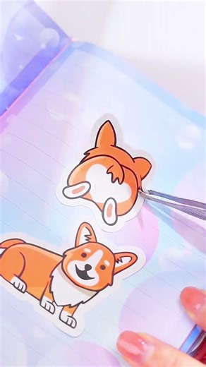 🐾 This 1000+ pet sticker book is awesome! #StickerBook #diy #journalingsupplies #diycrafts #shorts