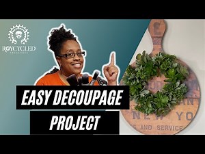 Easy Decoupage for Beginners - Decoupage Paper