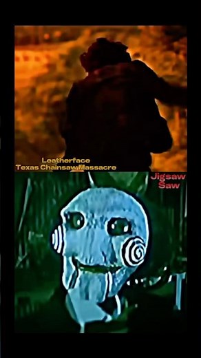 Leatherface(Texas Chainsaw Massacre) Vs Jigsaw(Saw) #leatherface #jigsaw