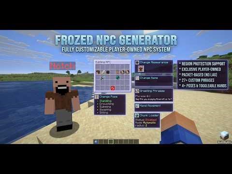 Frozed NPC Generator | Plugin Showcase