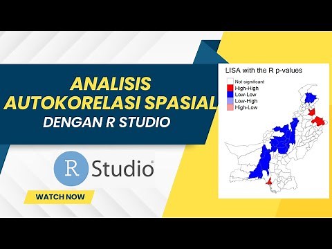 Statistics Class - Spatial Autocorrelation Analysis (Moran's Index) with R Studio