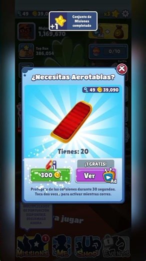 Derrochando Monedas en Tablas 💸🙂 #parati #video #humor #viral #subwaysurfers #youtubeshorts #fyp