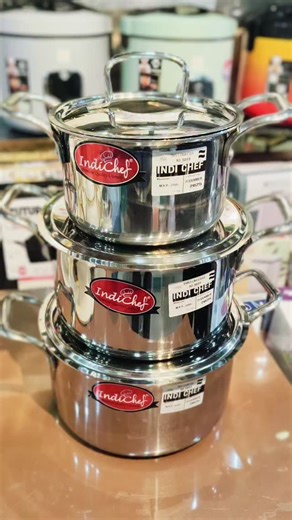 Kitch'n Stuff on Instagram: "Indichef Triply Heavy Weight Cook & Serve Casserole Set of 3 Pcs Place your order now on Facebook / Instagram / WhatsApp Delivery available all over Kashmir ( Terms and conditions apply ) Or Visit Kitch'n'Stuffs Showroom :: Batamaloo Mominabad District Court Road Tengpora Exclusively at Kitch'n'Stuff! Your One-Stop-Solution for all soft Crockery needs ! Quality that you desire PRICE** 3300 INR ( Home Delivery Available ) Shop Now Inbox us or WhatsApp: 7889979314 Cont