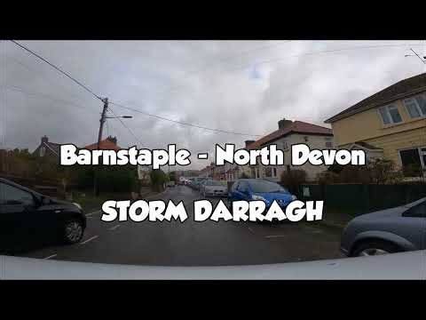 Storm Darragh - Barnstaple North Devon #stormdarragh