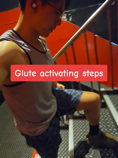 a must try booty workout #bootycheeks #glutes #stairstepper #gymtok #fyp