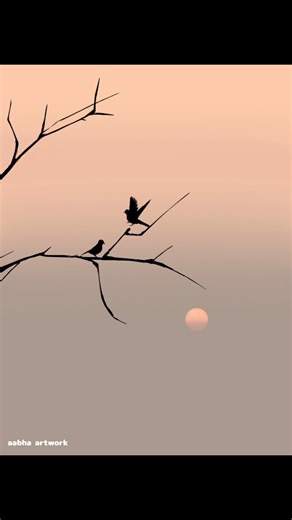 Sunset Bird painting #tutorial #ibispaintx #digitalart #art #painting #shorts
