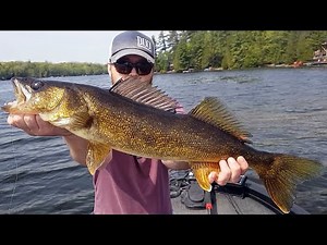 Ontario Spring *WALLEYE* Fishing - The Most *EFFECTIVE* Technique -