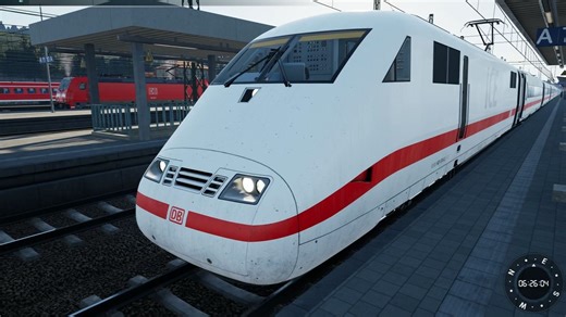 【虚拟铁道调研】TSW5 模拟火车世界5 德铁BR401 ICE-1高速动集 ICE888 维尔茨堡→卡塞尔威廉丘 原速前方展望POV