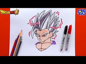 Beast Gohan Drawing || How to draw Gohan Beast Step by Step