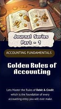 Rules of Debit & Credit 🔺✅| Golden rule of Accounting | #shorts #commerce #class11accounts