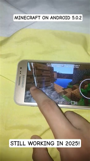 MINECRAFT ON ANDROID 5.0.2!