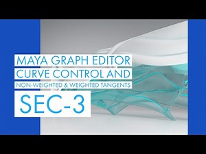 Maya graph editor | Curve control | Non-weighted and weighted tangents | Puraina tutorials | Sec-3