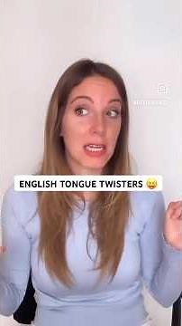 Trying English most difficult tongue twisters! 😝